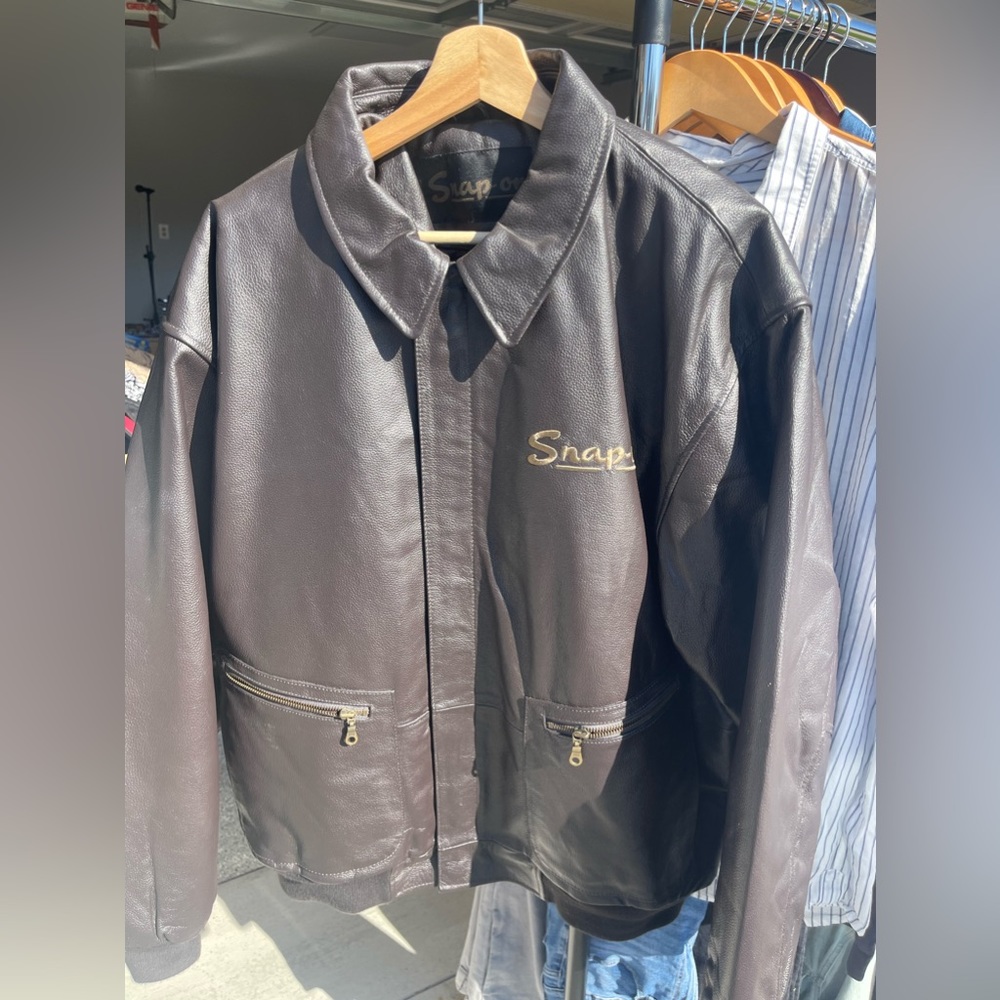 Snap On Leather Jacket